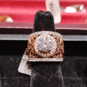 Jtv Bella Luce sterling silver ring NWT